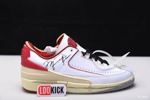 Rep TBK Low Red SP Retro White 2 Off-White Jordan DJ4375-106 0427